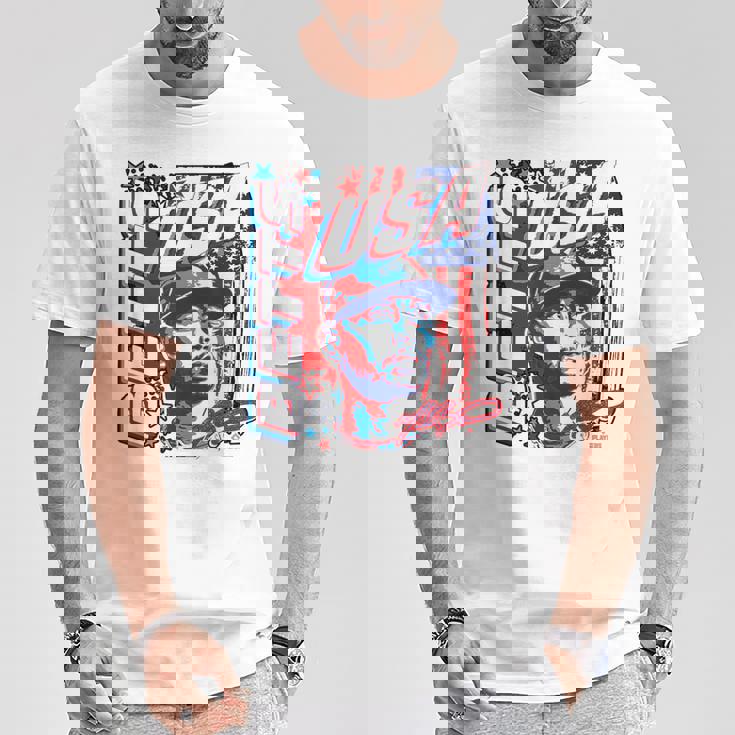 ムーキー・ベッツ・インターナショナル・ベースボールアメリカ Mlbpa Tシャツ 面白い贈り物