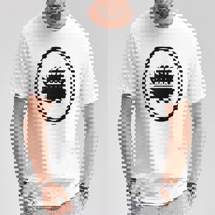 リバタリアンポーパイン リバタリアンパーティー ブラック Tシャツ 面白い贈り物