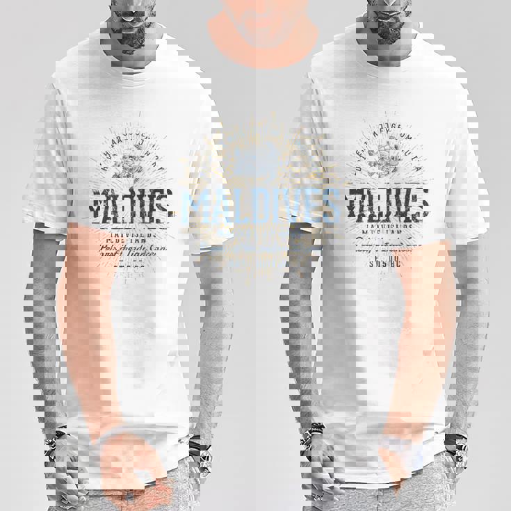 ヴィンテージ モルディブ レトロ Tシャツ 面白い贈り物