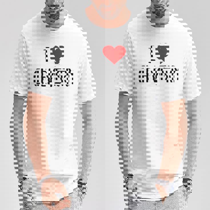 化学、化学が好き、化学の先生 化学実験技師、プレゼント、男性女性子供 I Love Chemistry Tシャツ 面白い贈り物