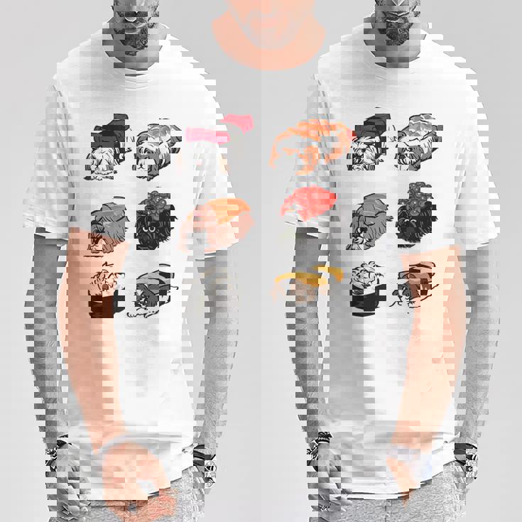 寿司シーズー Tシャツ 面白い贈り物