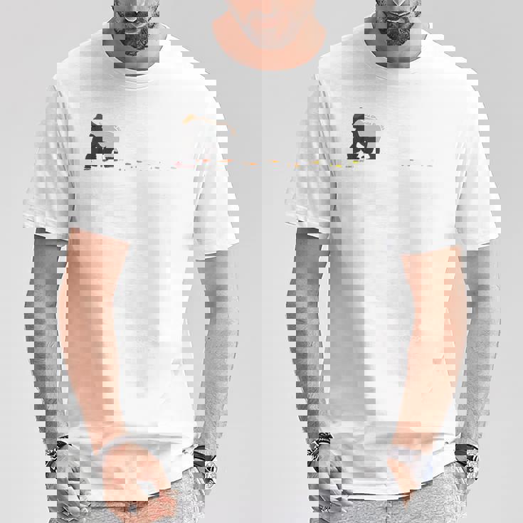 歩くゴリラ Tシャツ 面白い贈り物