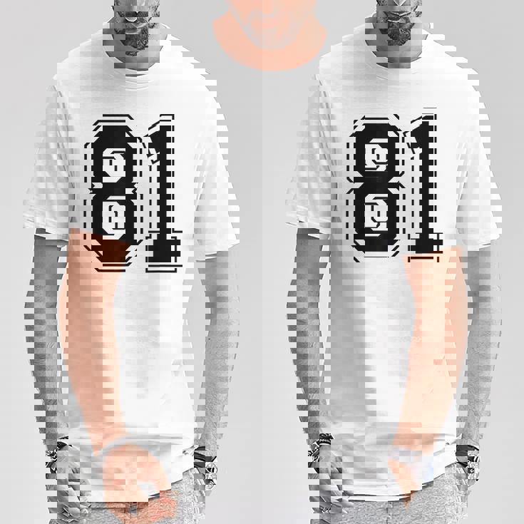 番号 81 Tシャツ 面白い贈り物