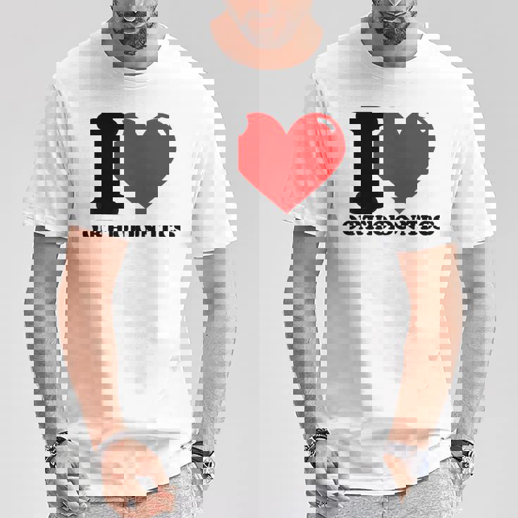 私は歯科矯正が大好きです Tシャツ 面白い贈り物