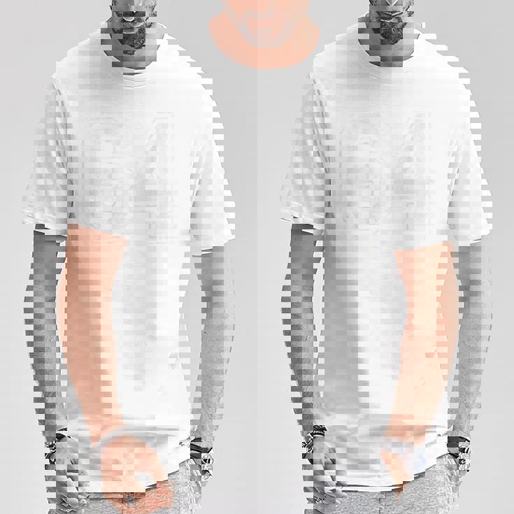 背面に64番。 Tシャツ 面白い贈り物