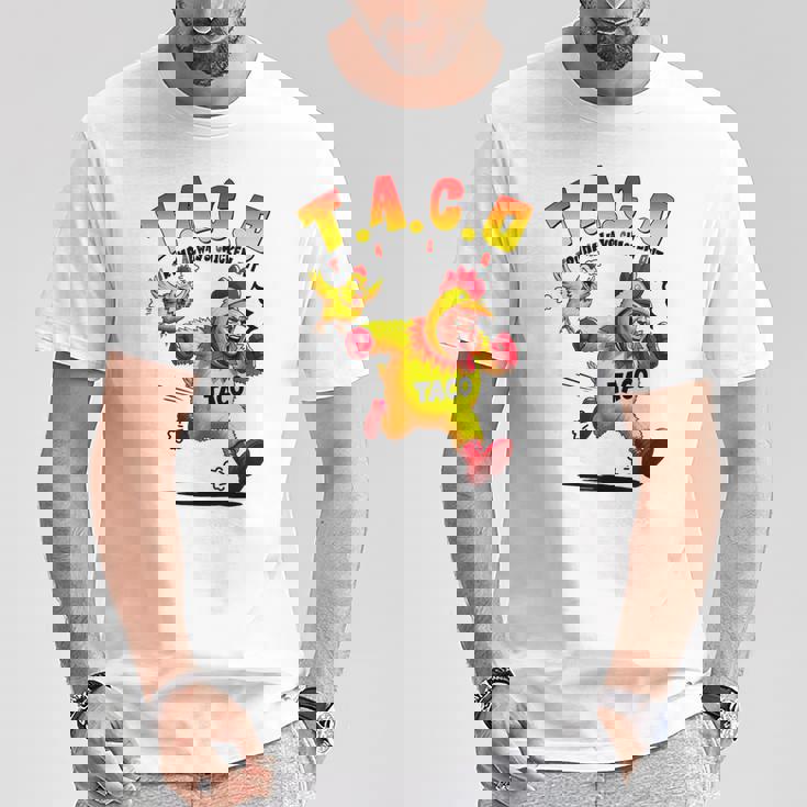 面白いトランプタコジョークアンチトランプ抗議tシャツ Tシャツ 面白い贈り物