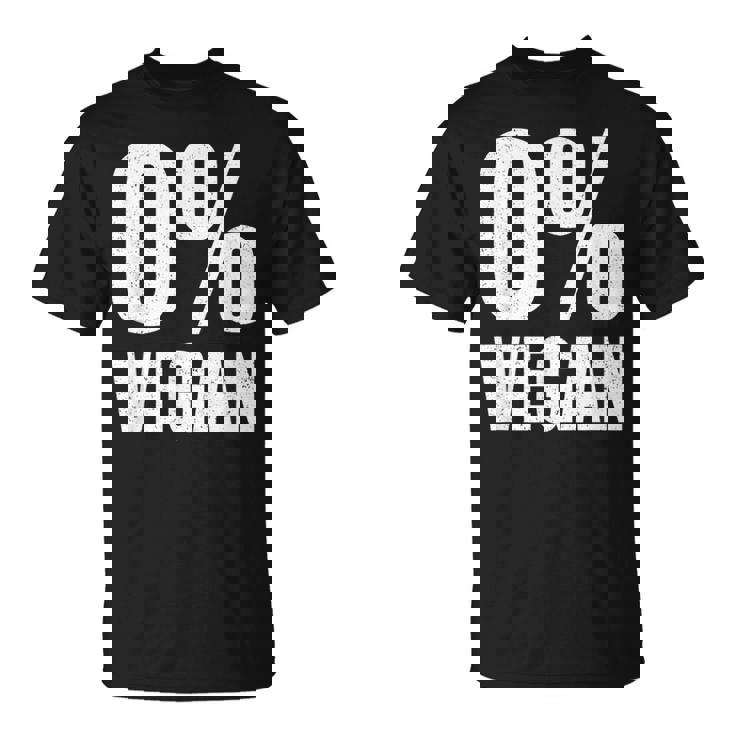 0 ビーガンゼロ パーセントビーガンカーニボア Tシャツ