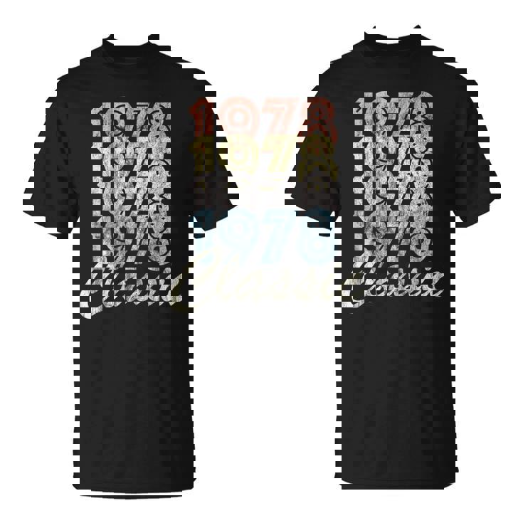 1978年 クラシック ヴィンテージ レトロ スタイル Born In 1978 Tシャツ