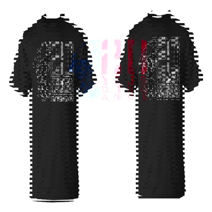 20 Years Of Being Awesome サッカー サッカー 20歳 誕生日 Tシャツ