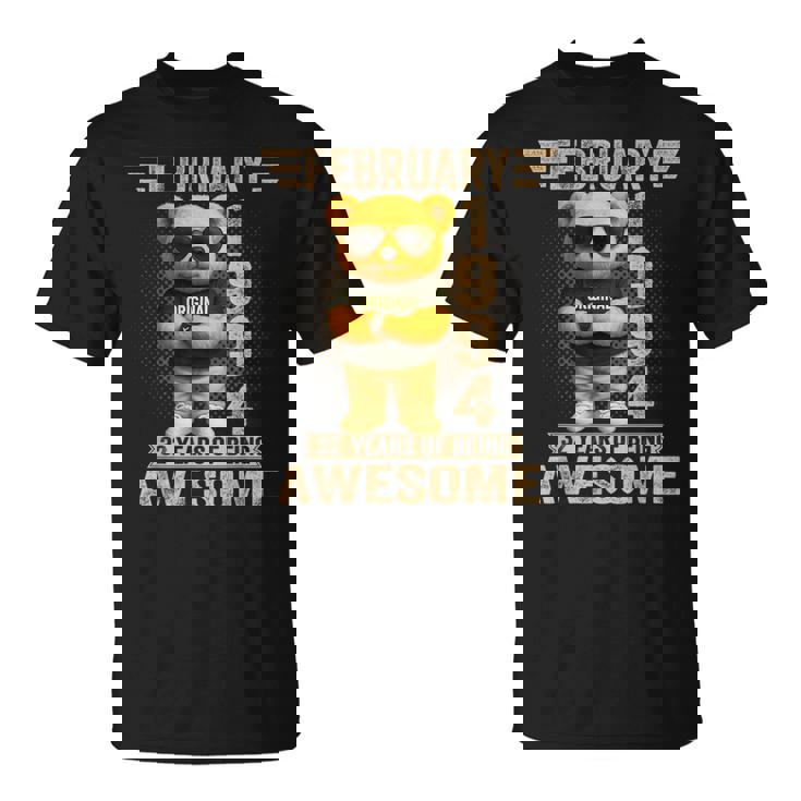 32歳 1994年2月 テディベア 32歳 誕生日 男性 女性 Tシャツ