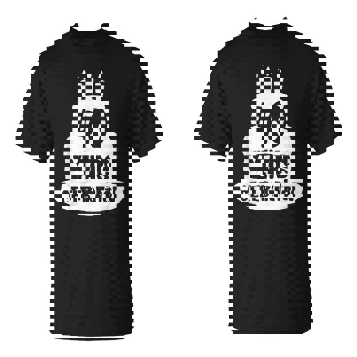 40年のお祝い イベント、記念日、誕生日。 Tシャツ