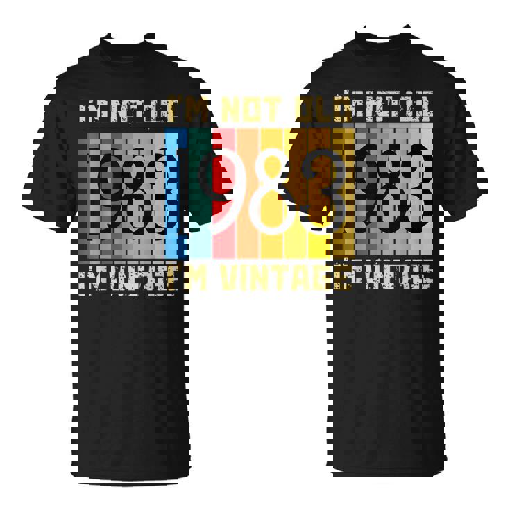 41 Años Nooyiejooyintage 1983 41 Cumpleaños Camiseta unisex