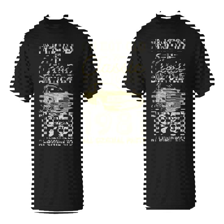 45 歳の誕生日、1981 年以来、クラシックカー、45 歳 Tシャツ