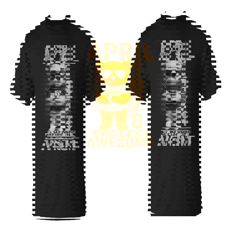 48歳 1978年4月 テディベア 48歳 誕生日 男性 女性 Tシャツ