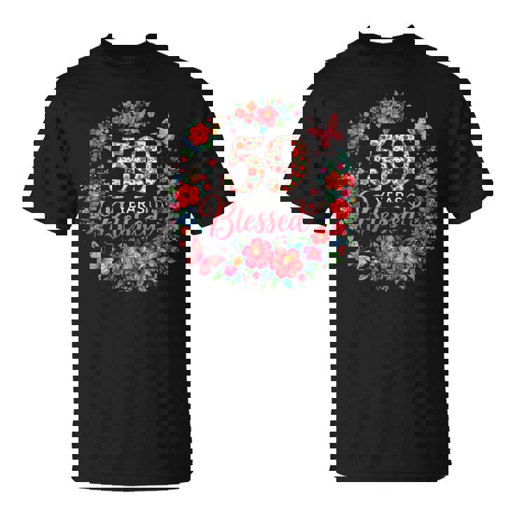 59歳 祝福 59歳 フローラル 59歳の誕生日プレゼント Tシャツ