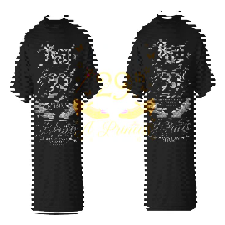 5月29日 プリンセスが生まれた 5月29日 誕生日 女の子 長袖tシャツ Tシャツ