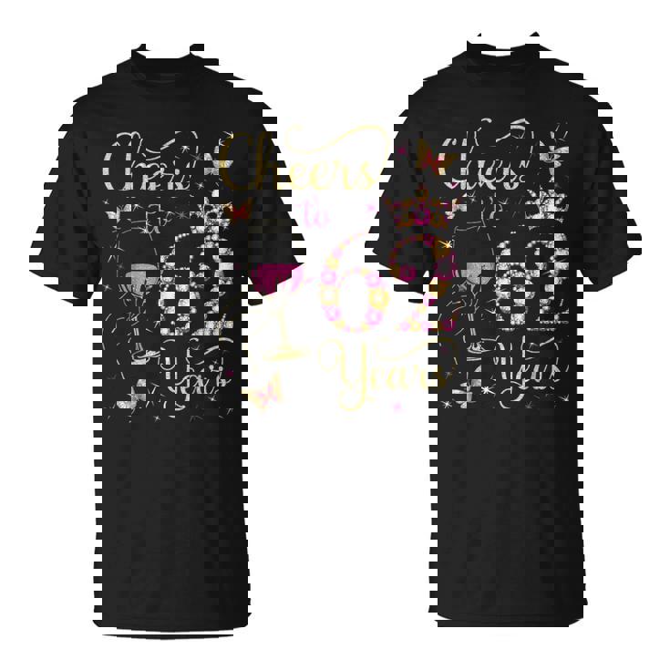 62歳、62歳の女王の誕生日、62歳の誕生日に乾杯。 Tシャツ