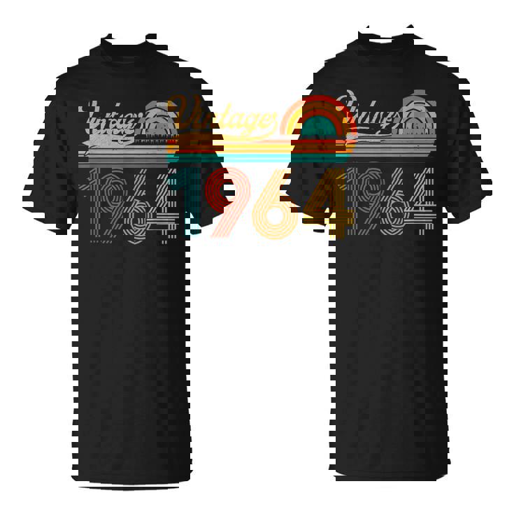 62歳の誕生日プレゼント 62歳 男性 女性 レトロ ヴィンテージ 1964 Tシャツ