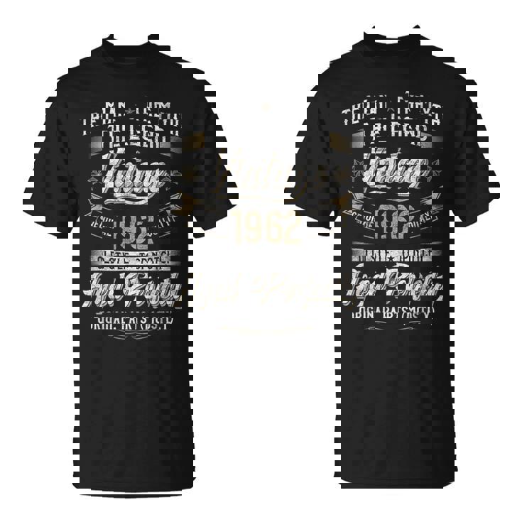 64歳の誕生日プレゼント ヴィンテージ 1962年 男性 面白い 64歳 1962年 Tシャツ