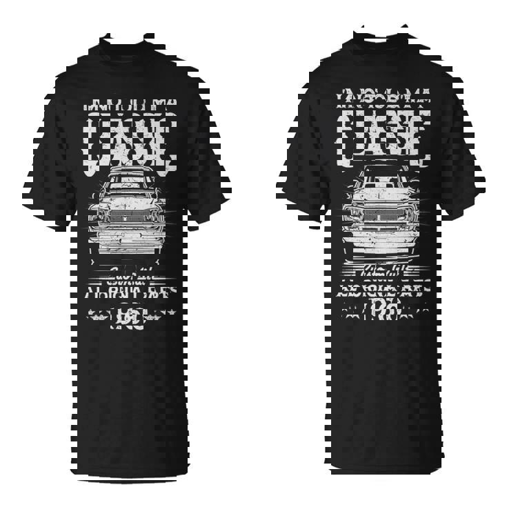 66 歳のギフト ヴィンテージ クラシックカー 1960 66 歳の誕生日 長袖tシャツ Tシャツ