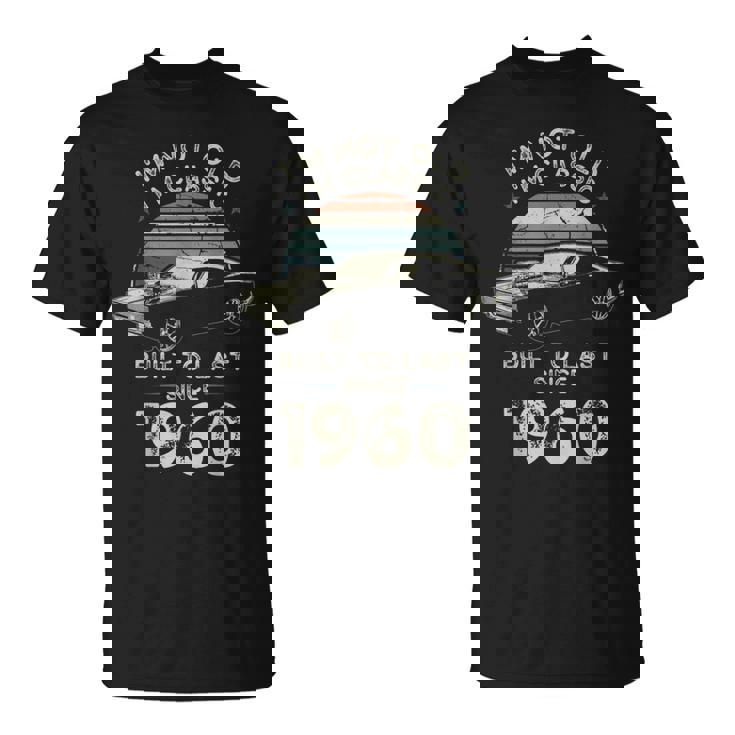 66歳の誕生日 1960年クラシックカー Tシャツ