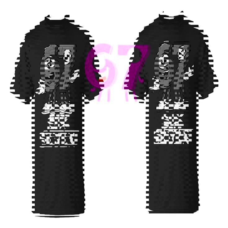 67 シックスセブン 6-7 面白いイタリアンブレインロットゲームスラングミーム Tシャツ