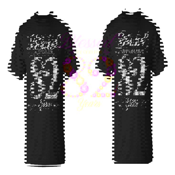 82歳の82歳の誕生日bデーパーティーに神に祝福されて Tシャツ