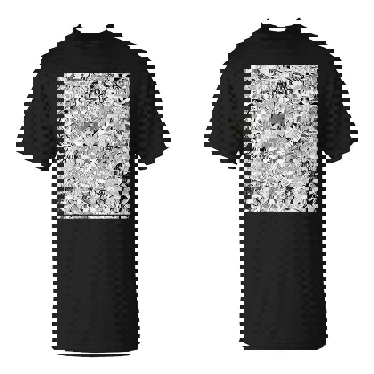 Ahegao オタクアニメ 垂れ下がるよだれアニメ Weeb Love Tシャツ