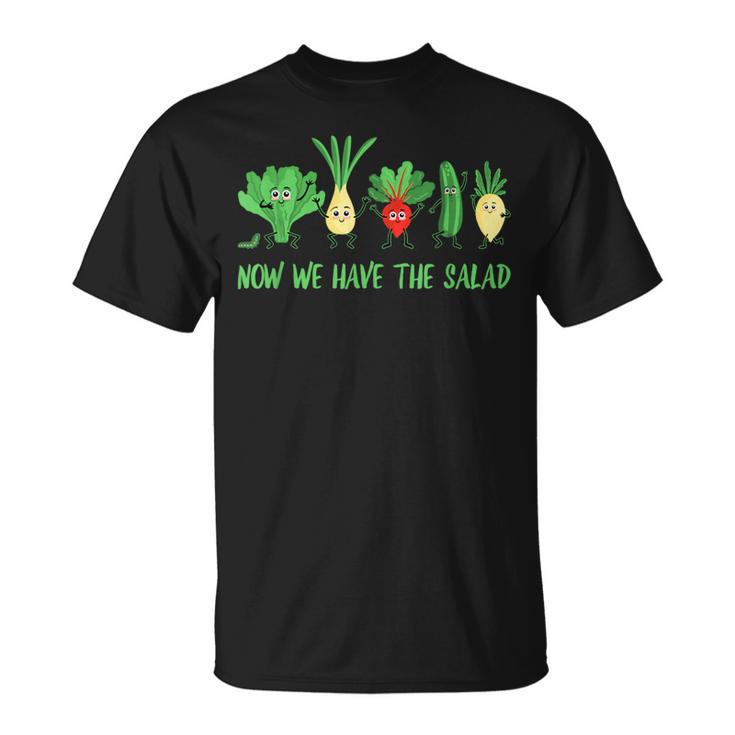 Now We Have Thealad Männchen Denglischerpruch Lustig Fun T-Shirt
