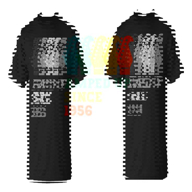 Amped Upince 1956 レトロ 誕生日 ギター 音楽 誕生年 Tシャツ