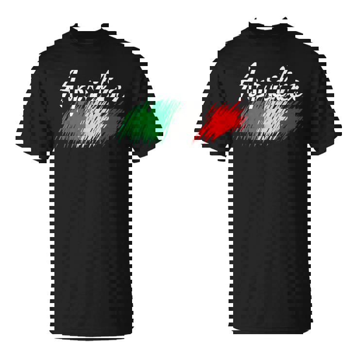 Aprilia イタリア 国旗 イタリア お土産 贈り物 お揃い イタリアン Tシャツ