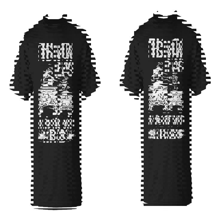 ATV Four Wheeler Mom Plays In Dirt With Her Kids Fun Tank Top T-Shirt