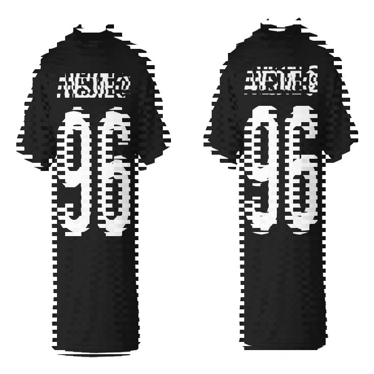 Awesome At 96 面白い96歳の誕生日のお祝いに 長袖tシャツ Tシャツ