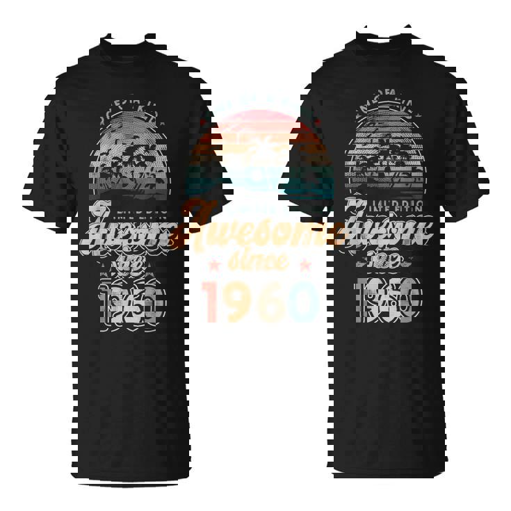 Awesomeince 1960 パームツリー 66歳の誕生日 Tシャツ