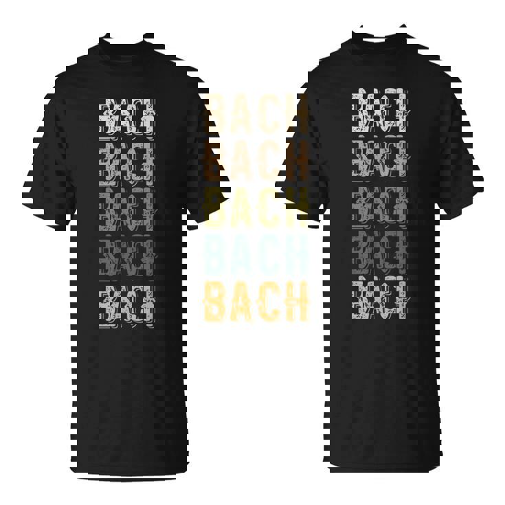 Bach パーソナライズ 同窓会 おそろい ファミリーネーム Tシャツ