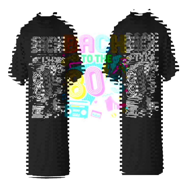 Back To 80'S 1980S Retrointage Eighties Costume Party Tシャツ