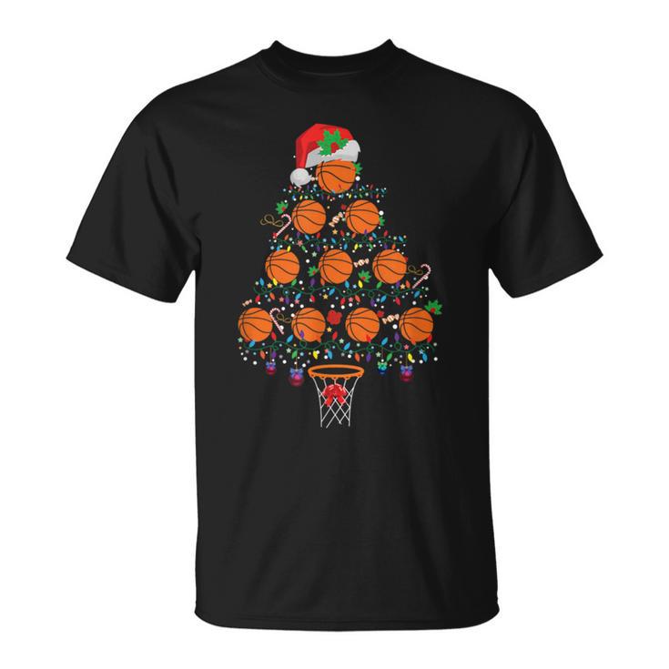 Ballon De Basket De Noël T-Shirt