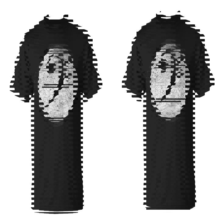 Bass Clef Classical Music Clave Clé De Fa ヘ音記号 Tシャツ