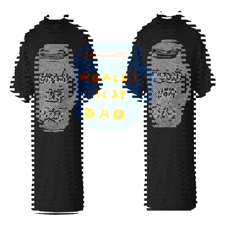 Best Daddy Worlds Best Dad Ever マグカップデザインポケット Tシャツ