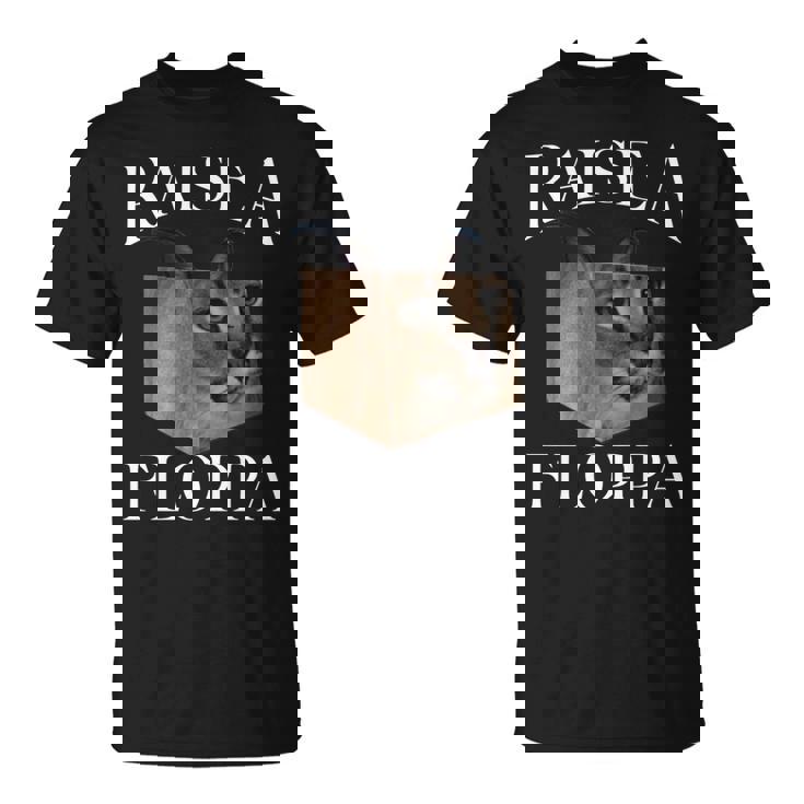 Big Floppa カラカルキャットミーム Raise A Floppa 長袖tシャツ Tシャツ