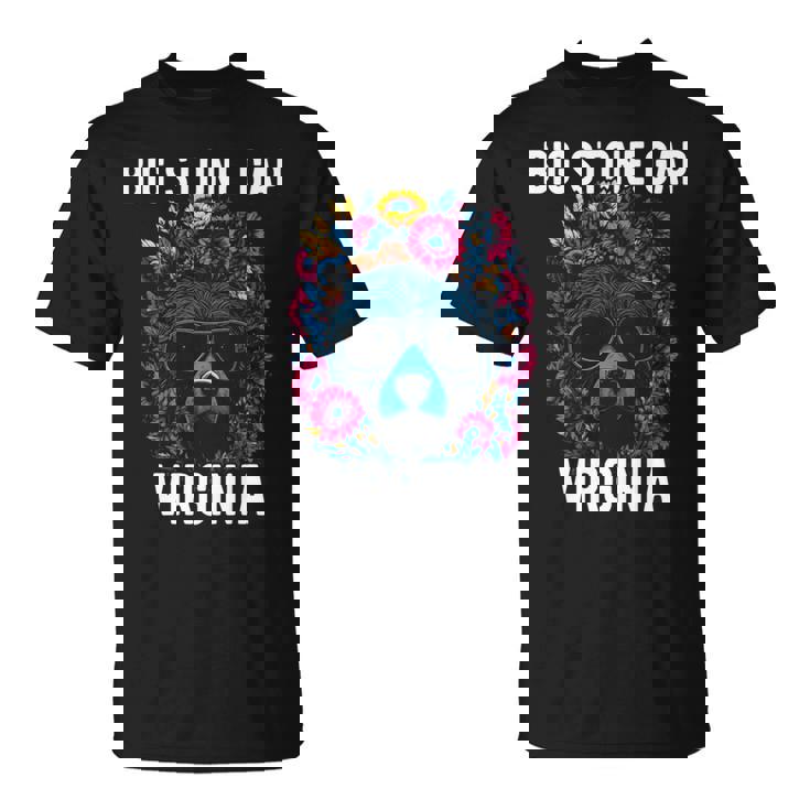 Bigtone Gap バージニア Usa クマと花のデザイン 長袖tシャツ Tシャツ