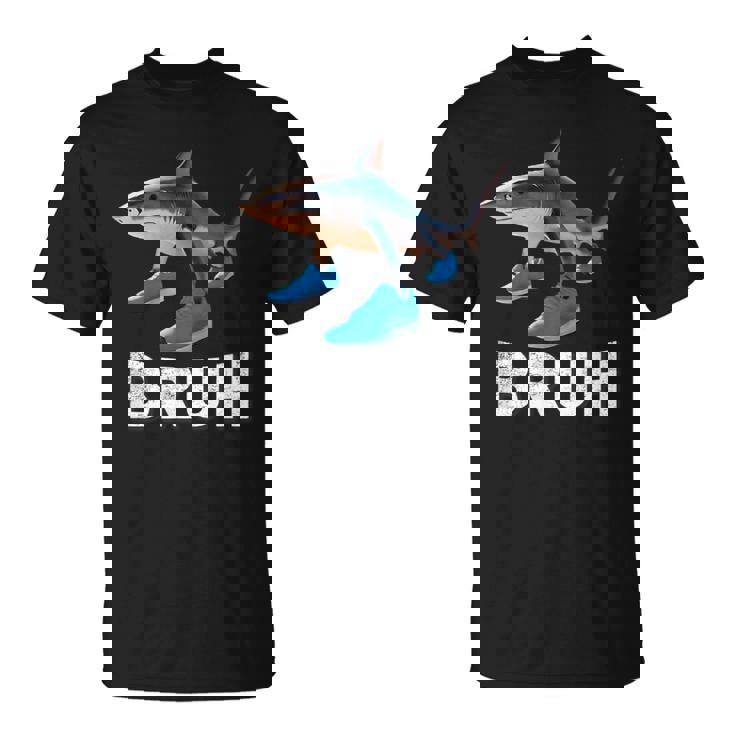 Bruh Sneaker Shark Meme Tralalero Tralala T-Shirt