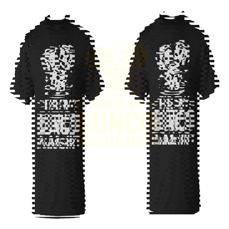 This Is My Bunco Pajama Party Game Tank Top T-Shirt