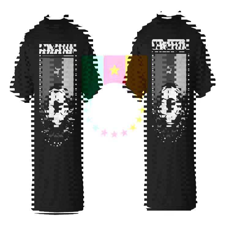 Cameroon Flag Soccer Fan T-Shirt