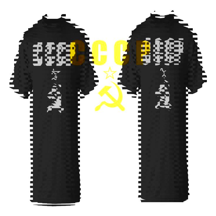 Cccp Urss Unionoviétiqueintagetyle Guerre Froide T-Shirt