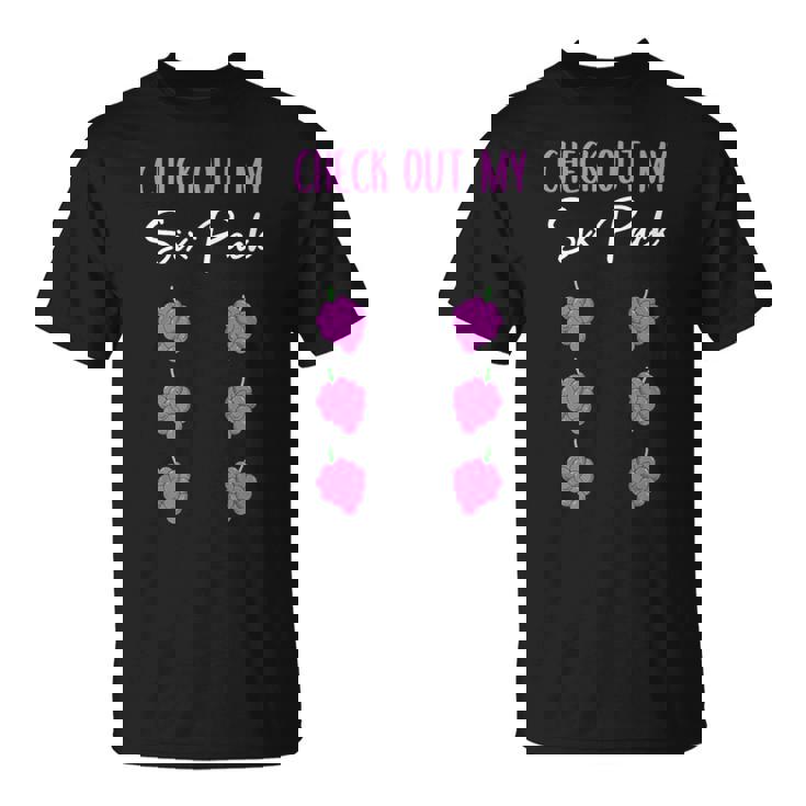 Check Out My 6パック ブドウ柄 Tシャツ