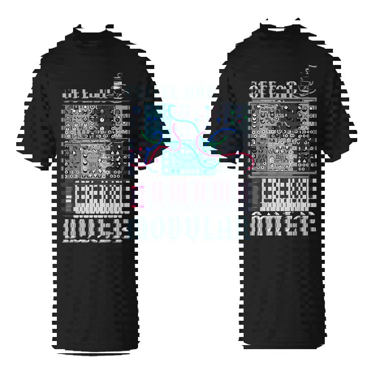 Coffee And Modular アナログシンセサイザー 波形シンセ Tシャツ