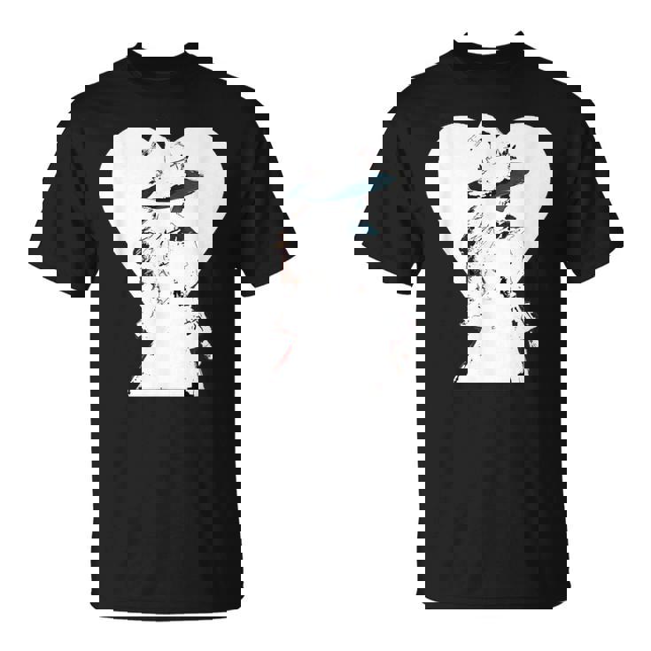 Corazón De Una Bruja Blanca Camiseta unisex