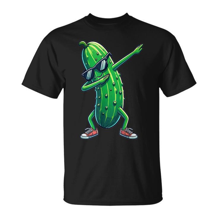 Dab Gurke Tanzende Dabbing Gurke Gemüse T-Shirt