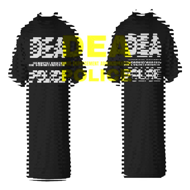 Dea 警察官 麻薬取締局 フロントプリント 長袖tシャツ Tシャツ